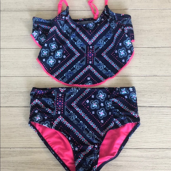 justice high waisted bikini